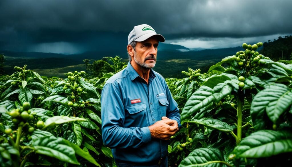 Coffee farmer challenges