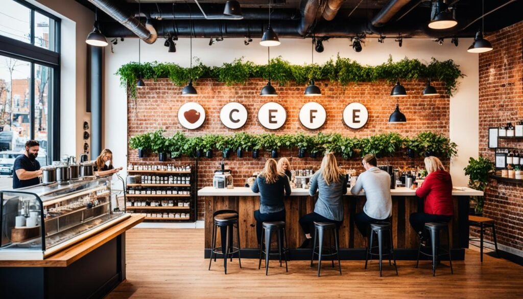 Instagram-friendly coffee shop