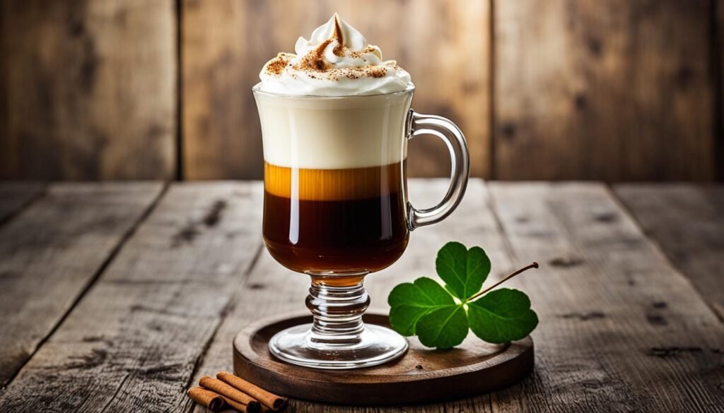 Irish whiskey and cream