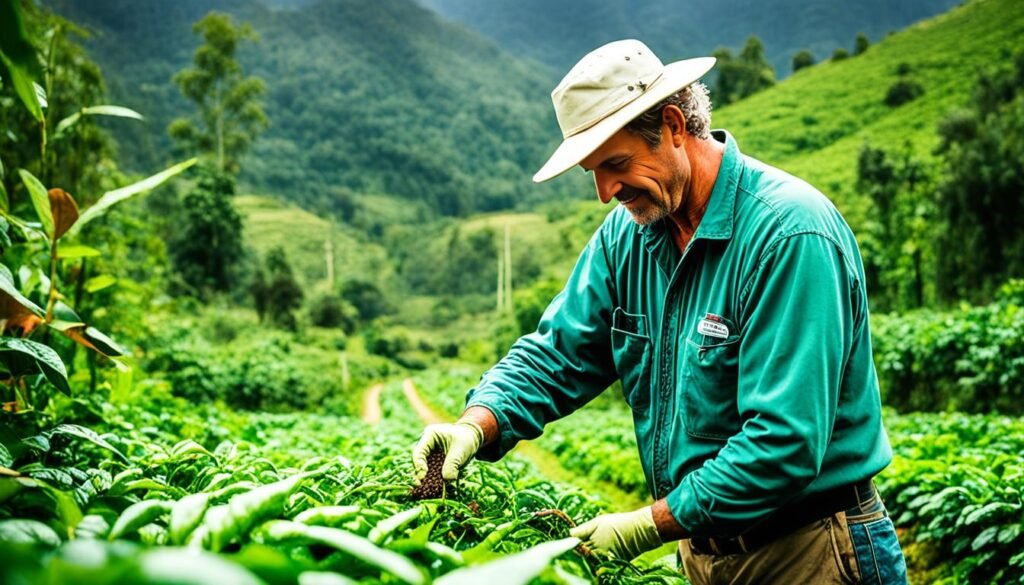 Sustainable coffee farming