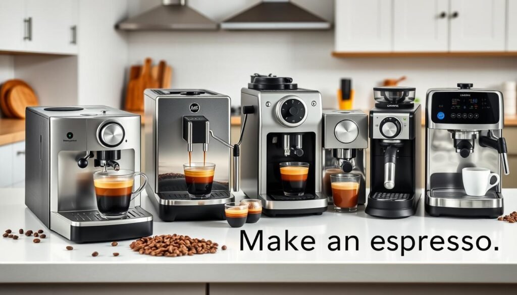 espresso machine types