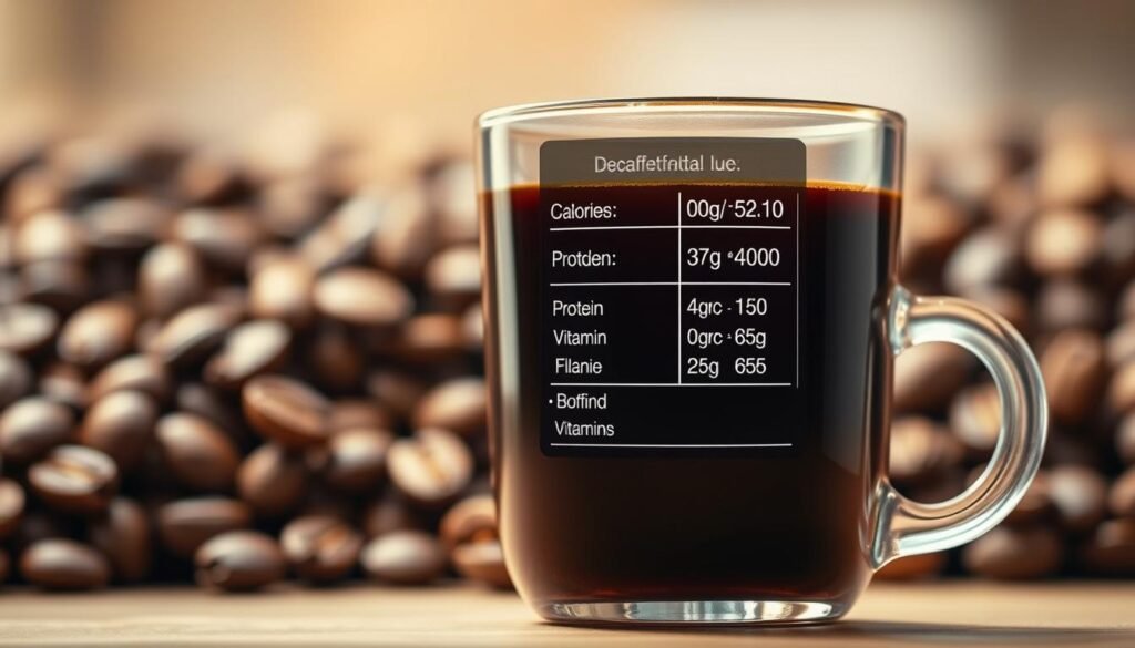 القيمة الغذائية للقهوة منزوعة الكافيين