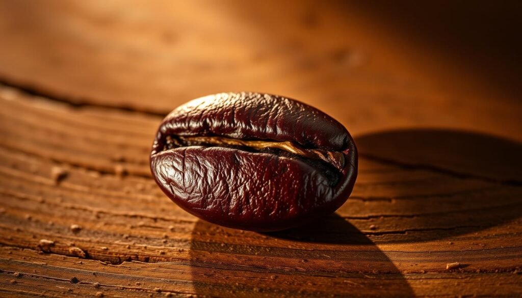 تحميص البن غامقًا
