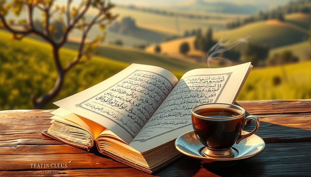 شعر عربي مستلهم من القهوة