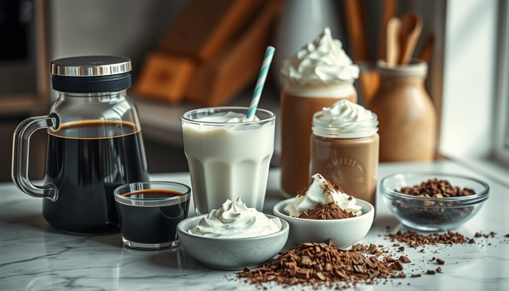 مكونات الفرابتشينو المنزلية